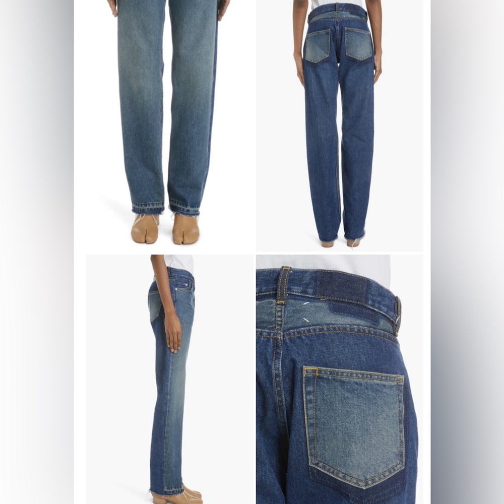 Madison Margiela Two Toned Jeans